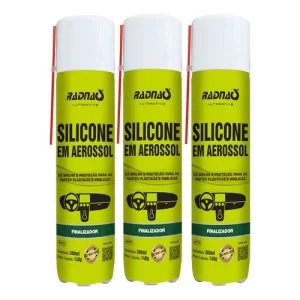 3 unidades Silicone Aerossol Radnaq 300ml