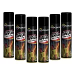 Kit com 6 un Tinta Spray Preto Brilhante Radnaq