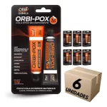 Kit 6 Colas Adesiva Epoxi Araldite 2x20g Orbi 10 Min