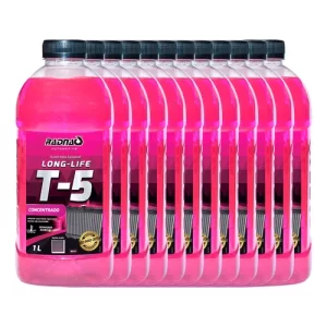 Kit 12 Aditivo Para Radiador Rosa T5 Concentrado Radnaq